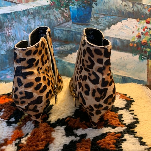 Women's Limelight Moira 370008 Animal Print pony hair Leather ankle Boots 7 - Picture 8 of 14